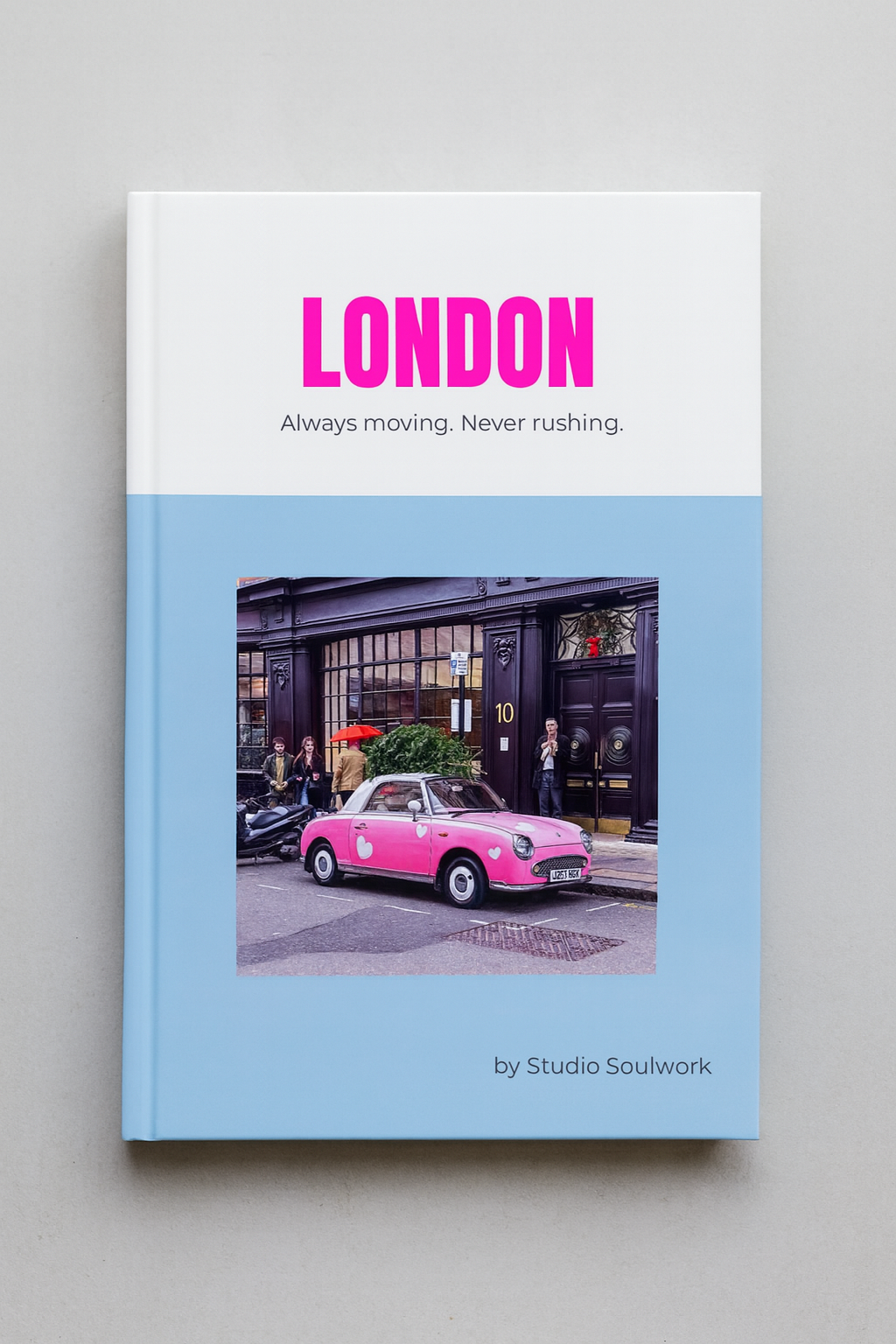 PRE ORDER: LONDON TRAVEL GUIDE - ALWAYS MOVING. NEVER RUSHING. (GEBUNDENE - VARIANTE)