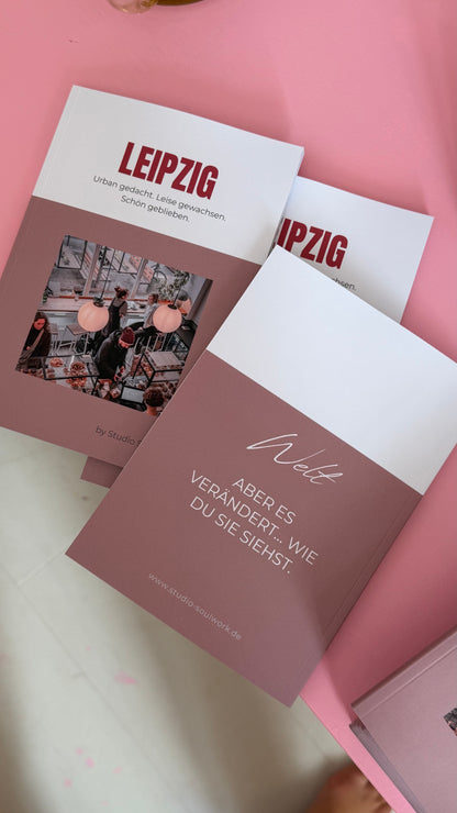 LEIPZIG TRAVEL GUIDE - URBAN GEDACHT. LEISE GEWACHSEN. SCHÖN GEBLIEBEN. (GEBUNDENE - VARIANTE)