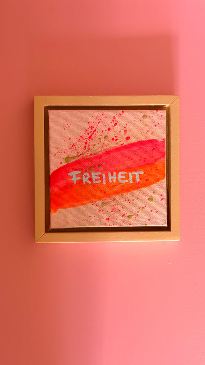 NEON MINDED - FREIHEIT - HANDGEMALTES UNIKAT